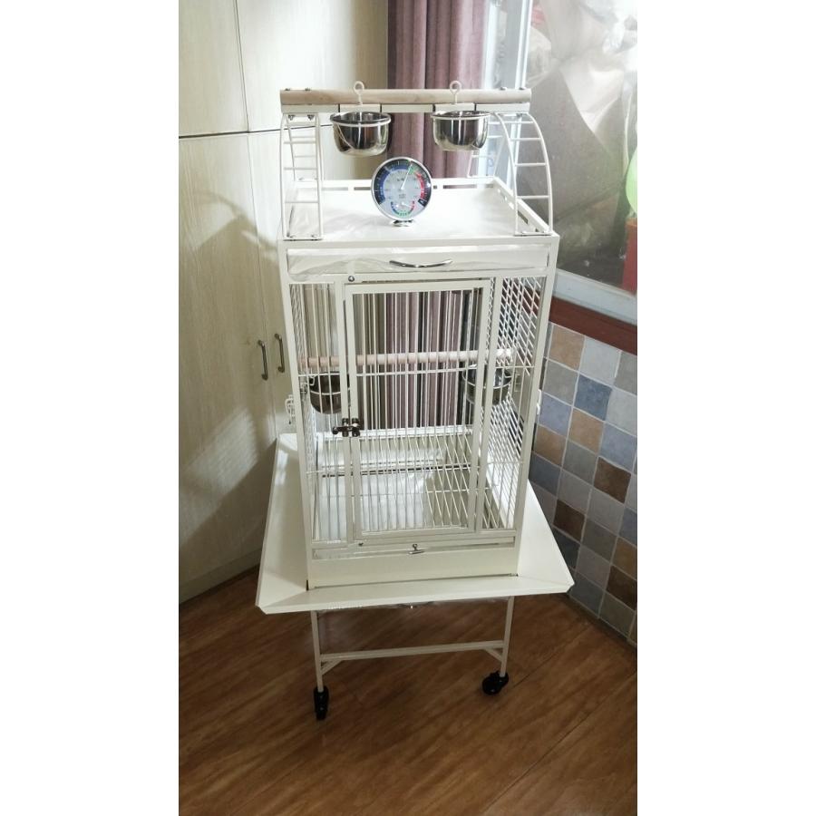 全商品オープニング価格特別価格 バードケージ 鳥の部屋 大型インコ用 鳥籠 鳥かご 飼育 合金 安定性抜群 室内外兼用 組立式 移動便利 おうむ 小鳥 輪付 最安 Zoetalentsolutions Com