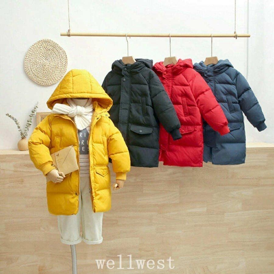 注目 ダウンジャケットキッズダウンコート男の子女の子子供秋冬ミドル丈フード子どもジュニア幼児軽量おしゃれゆったり可愛い韓国 ジャケット コート カラー ブルー Www We Job Com