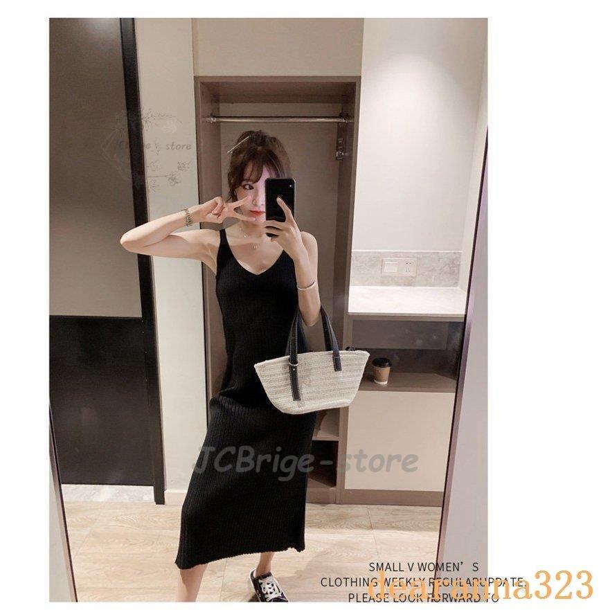 かわいい ワンピースレディースニットキャミロングレディースロングワンピースニットワンピースリブ ワンピース 色 カーキ Www We Job Com