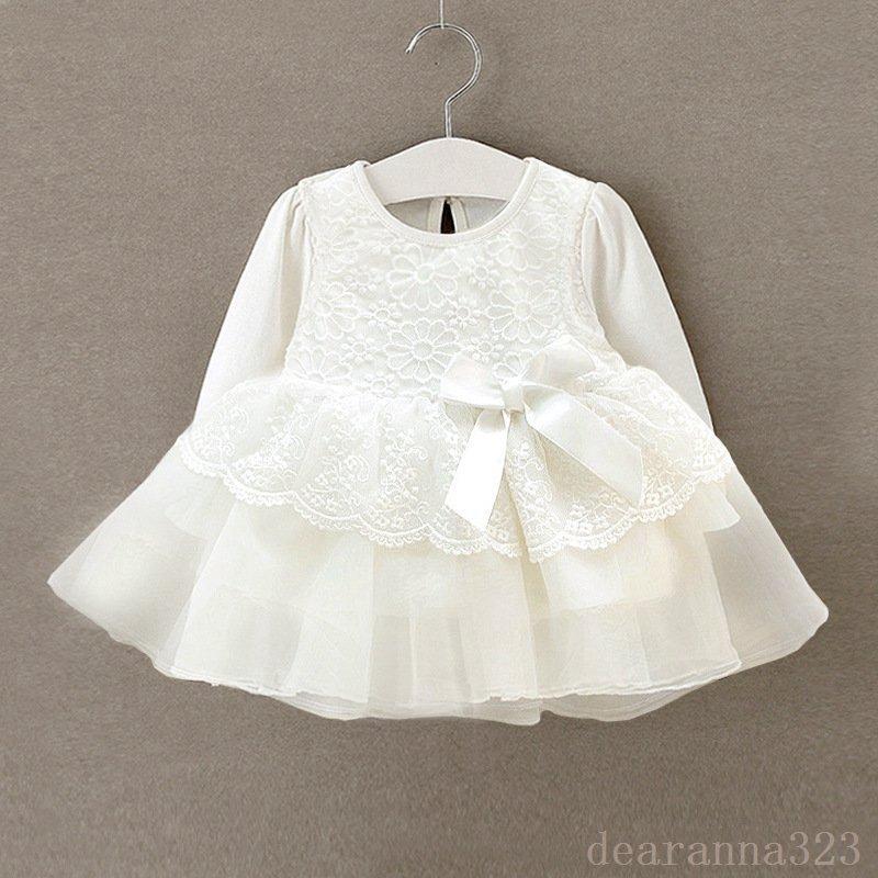 長袖ワンピースチュニックベビードレス春秋向け女児入園式卒園式誕生日結婚式 超人気の