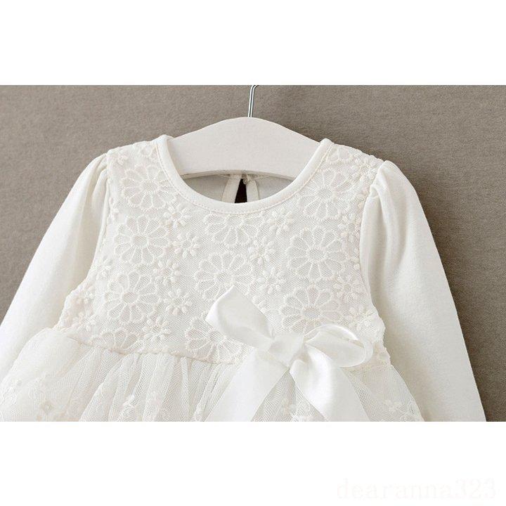 長袖ワンピースチュニックベビードレス春秋向け女児入園式卒園式誕生日結婚式 超人気の