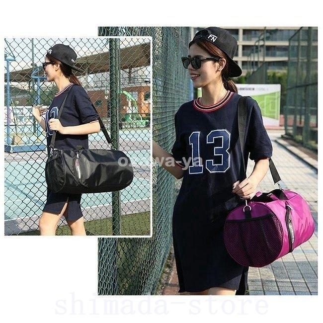 ファッションデザイナー ボストンバックスポーツバッグアウトドアフィットネスバッグ大容量ショルダー修学旅行外内ポケット有りレディースメンズ Justinlivesey Com