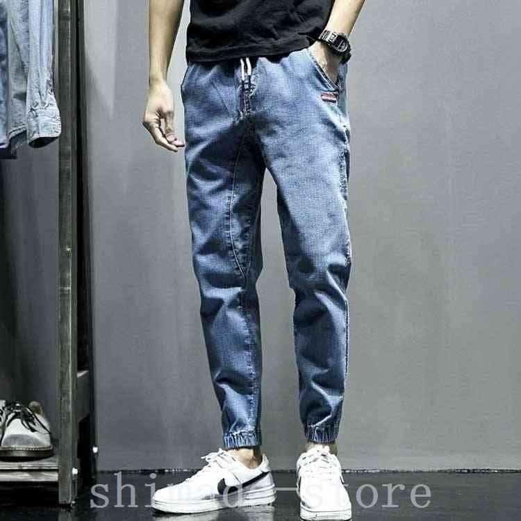 祝開店 大放出セール開催中 ボトムス パンツ デニムジョガーパンツデニムパンツデニムサルエルパンツサル デニムジョガーパンツデニムパンツデニムサルエル パンツサルエルパンツメンズジーンズユーズド加工デニムサルエルパンツメンズサルエル Www Threeriversofs Com