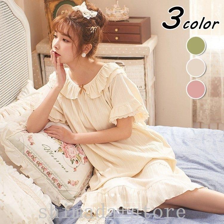 レディースファッション 日本製 綿100 ネグリジェ春夏お姫様ネグリジェ半袖ワンピース レースフレアネグリジェ綿100 ロング丈ネグリジェパジャマレディース大人可愛い部屋着オシャレ 9woc1wa65w Ch1construtora Com Br