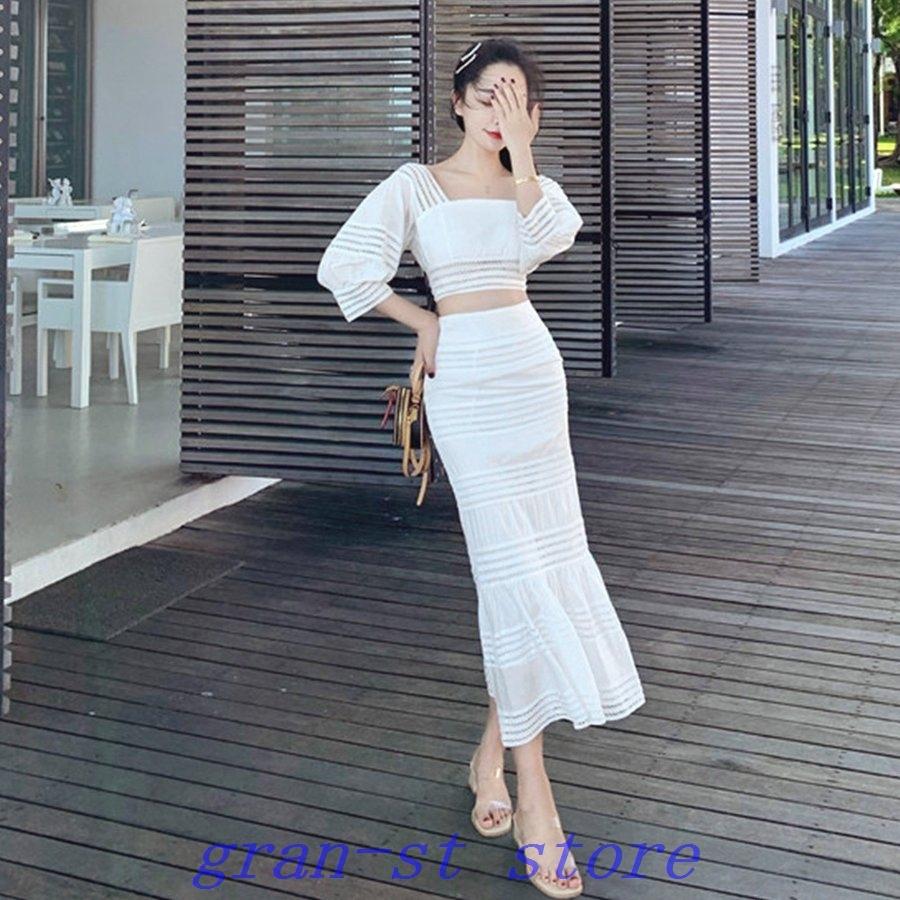 素晴らしい外見 セットアップレディーススカート白韓国 セットアップ サイズ M Michiganestateplanning Com