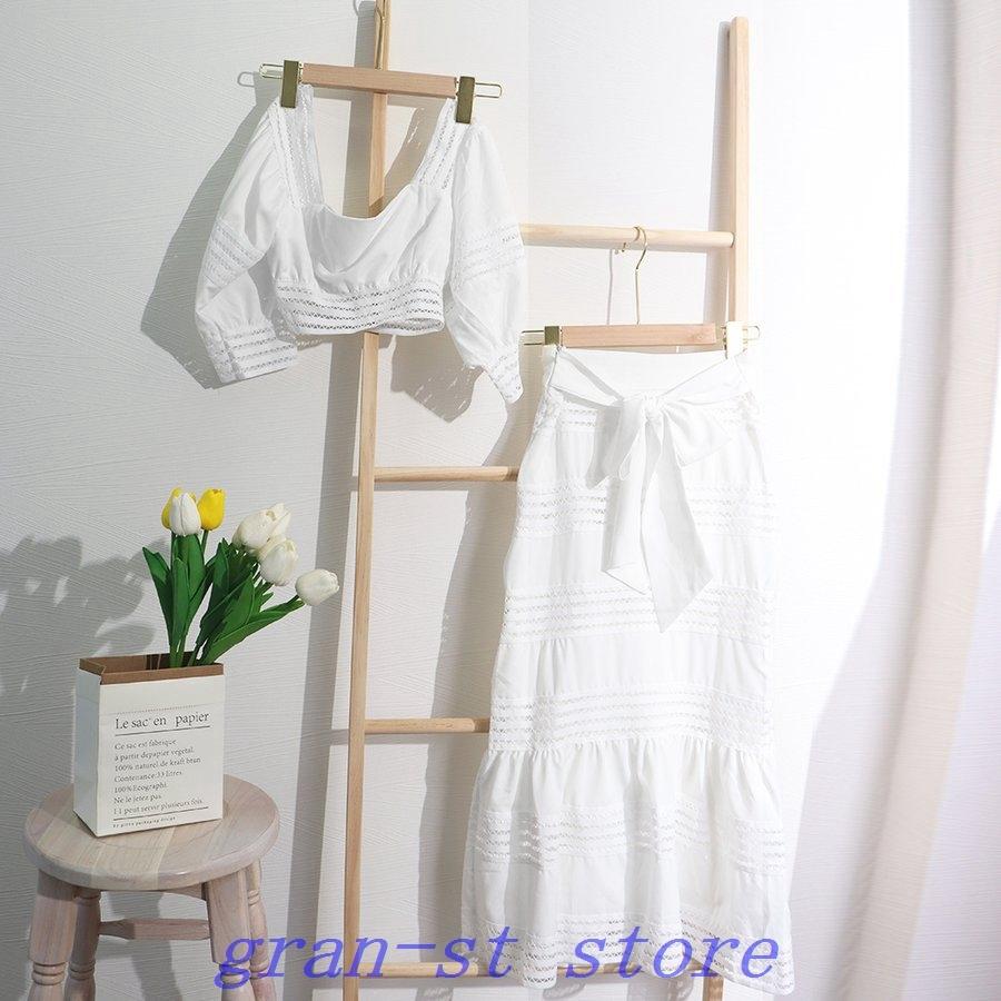 最も セットアップレディーススカート白韓国 セットアップ カラー ホワイト Michiganestateplanning Com