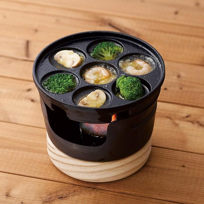 ドウシシャ たこ焼きプレート 7穴 固形燃料 レシピ付き LivE ドウシシャ たこ焼きプレート 7穴 固形燃料 レシピ付き LivE