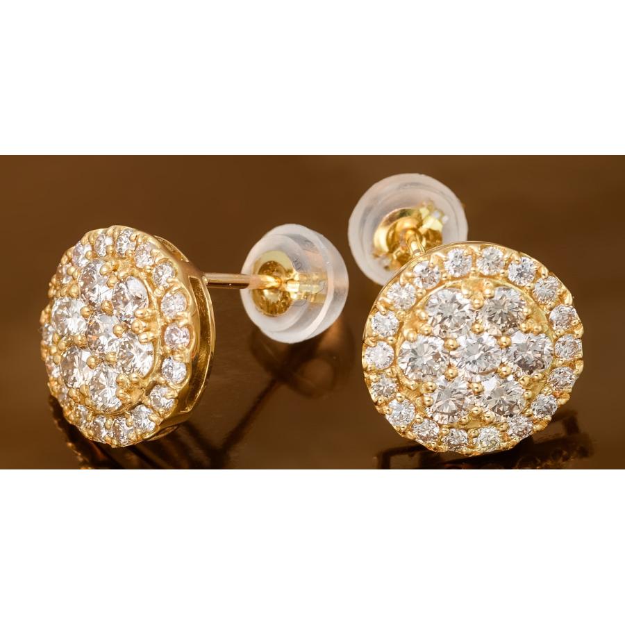 【美品】 K18 ダイヤモンド ピアス 【9153441954】(33074円)