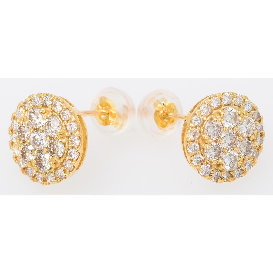 【美品】 K18 ダイヤモンド ピアス 【9153441954】(33074円)