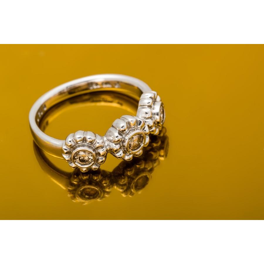 POLA】ポーラ 750WG ブラウンダイヤモンド リング 品番p21-146