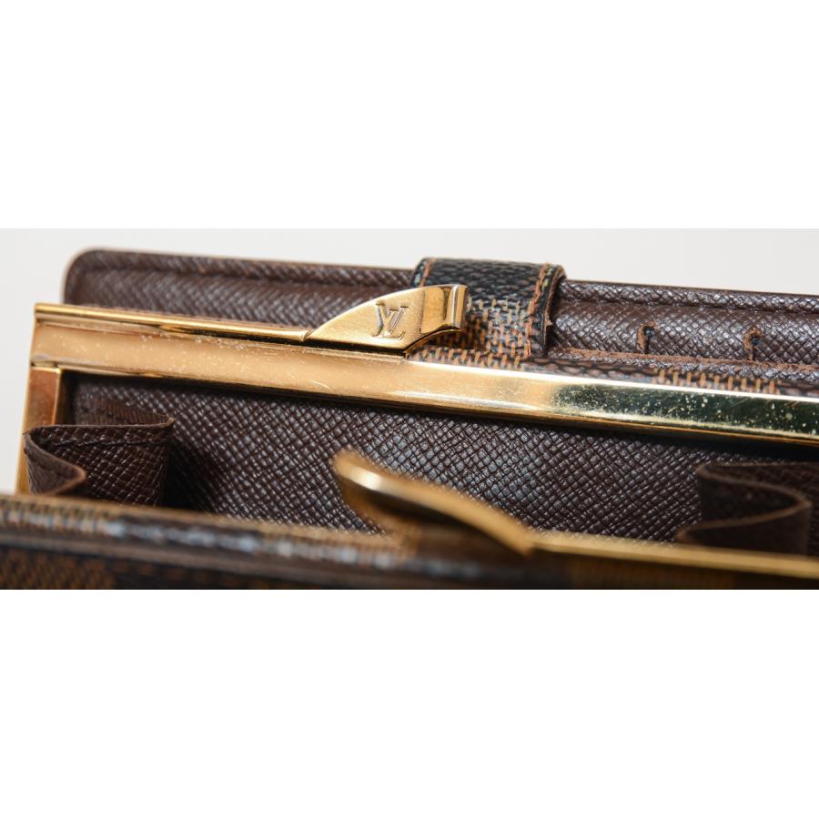 【新型】　ルイヴィトン がま口財布 ダミエ ポルトフォイユ ヴィエノワ LOUIS VUITTON（ルイ・ヴィトン） ダミエライン ポルトフォイユ