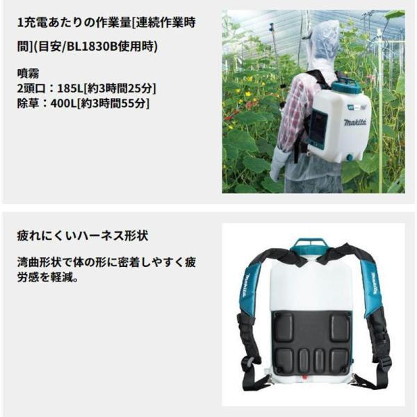 マキタ　MUS158DSF　充電式噴霧器(タンク容量：15L)　セット品　コードレス　18V(3.0Ah)×1