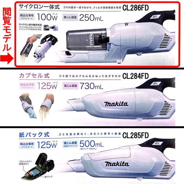 マキタ CL286FDZW 充電式クリーナー(掃除機) 18V 白 本体のみ マキタ CL286FDZW 充電式クリーナー(掃除機) 18V 白 本体のみ