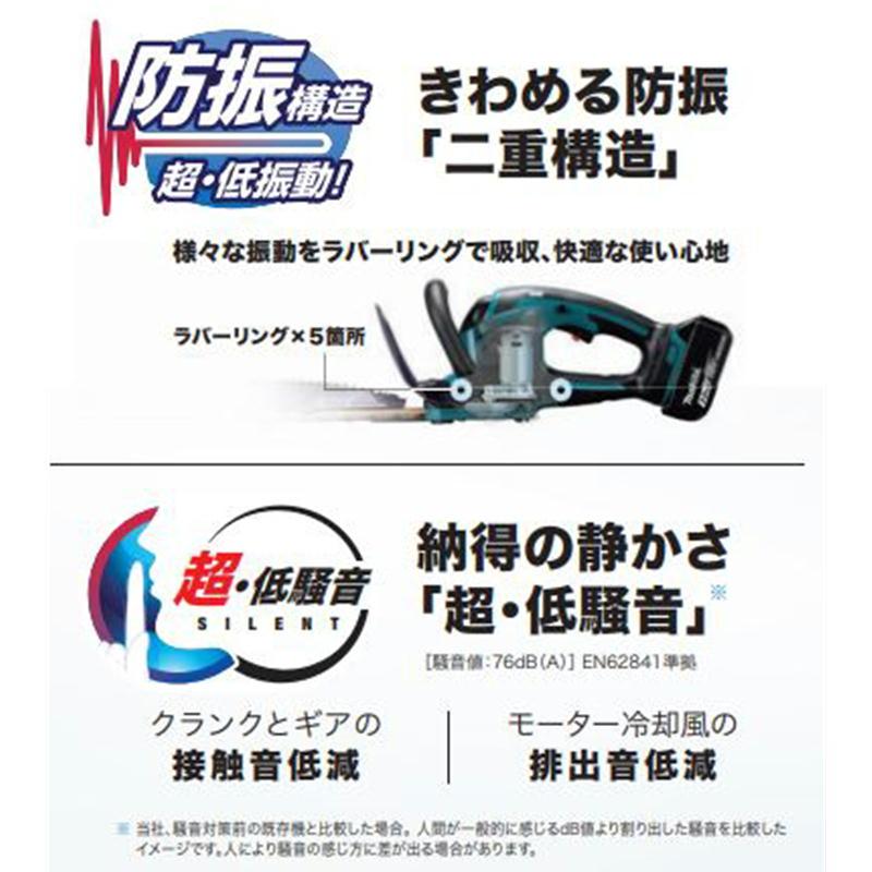 マキタ（makita） MUH367DWF 360mm充電式生垣バリカン 18V セット品 