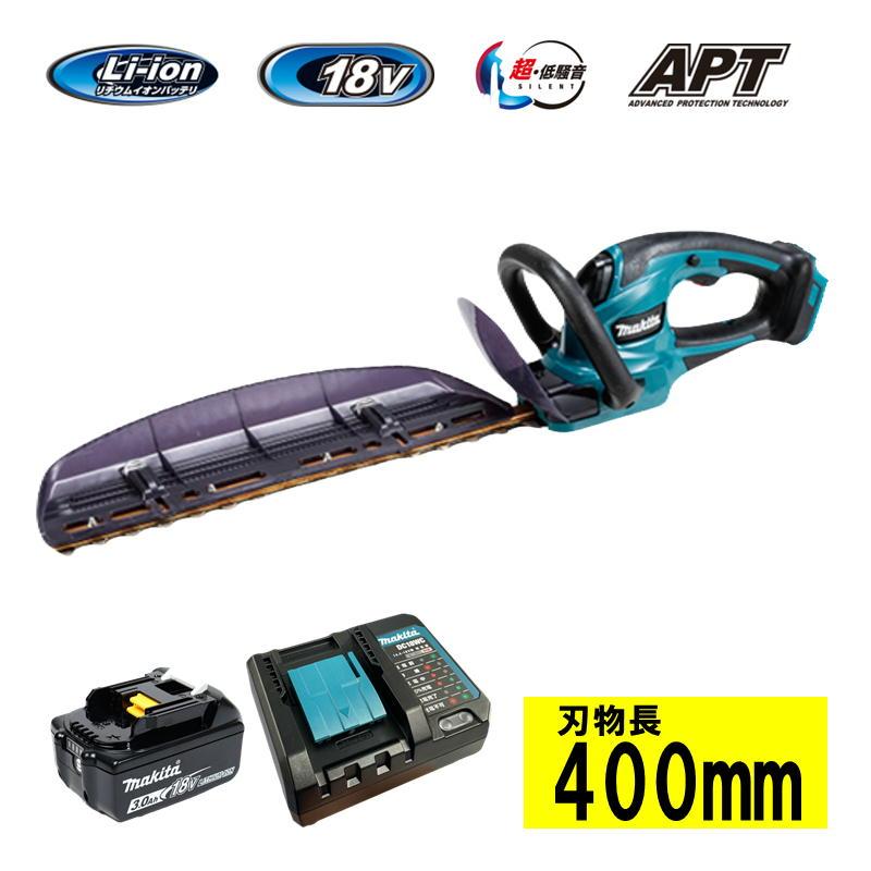 未使用　マキタ　充電式生垣バリカン　MUH407DWF マキタ（makita） MUH407DWF 400mm充電式生垣バリカン 18V セット品