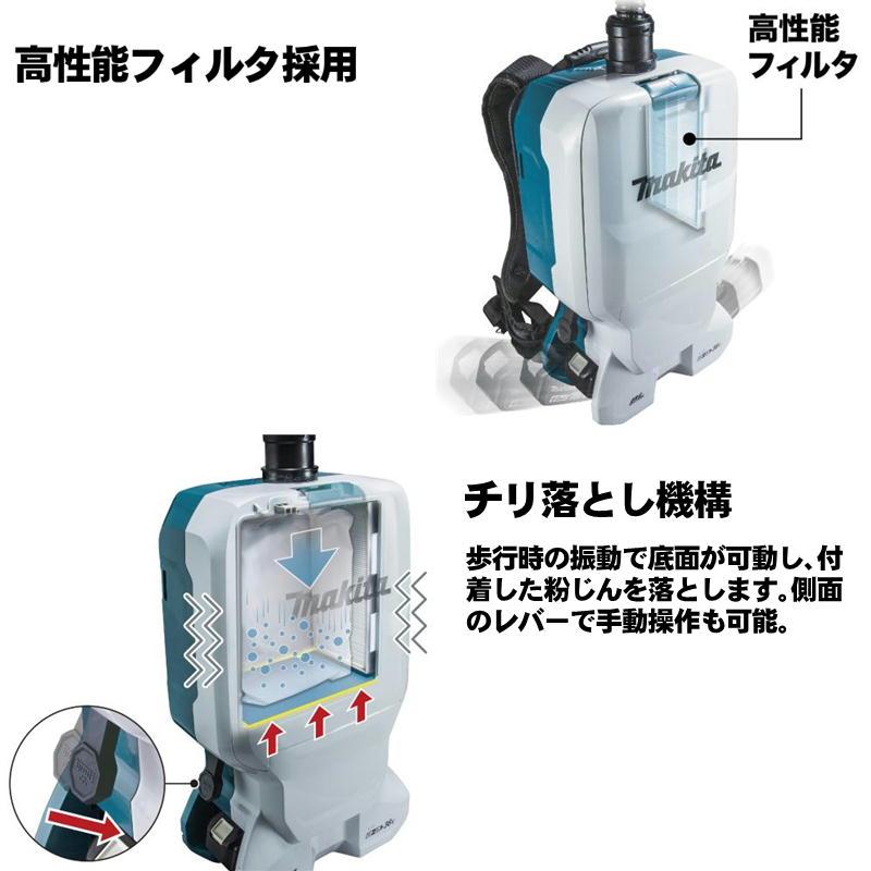 マキタ（makita） VC660DZ 充電式集じん機 36V(18V×2本使用) 本体のみ