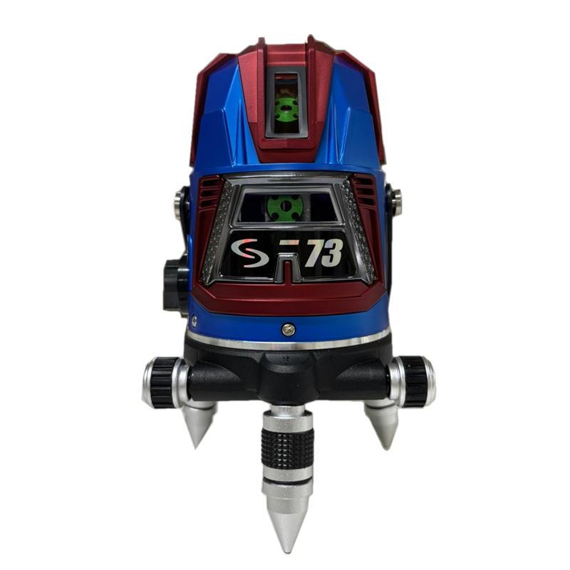 シマ×テクノ販売】 テクノ販売 S-73B グリーンレーザー墨出し器