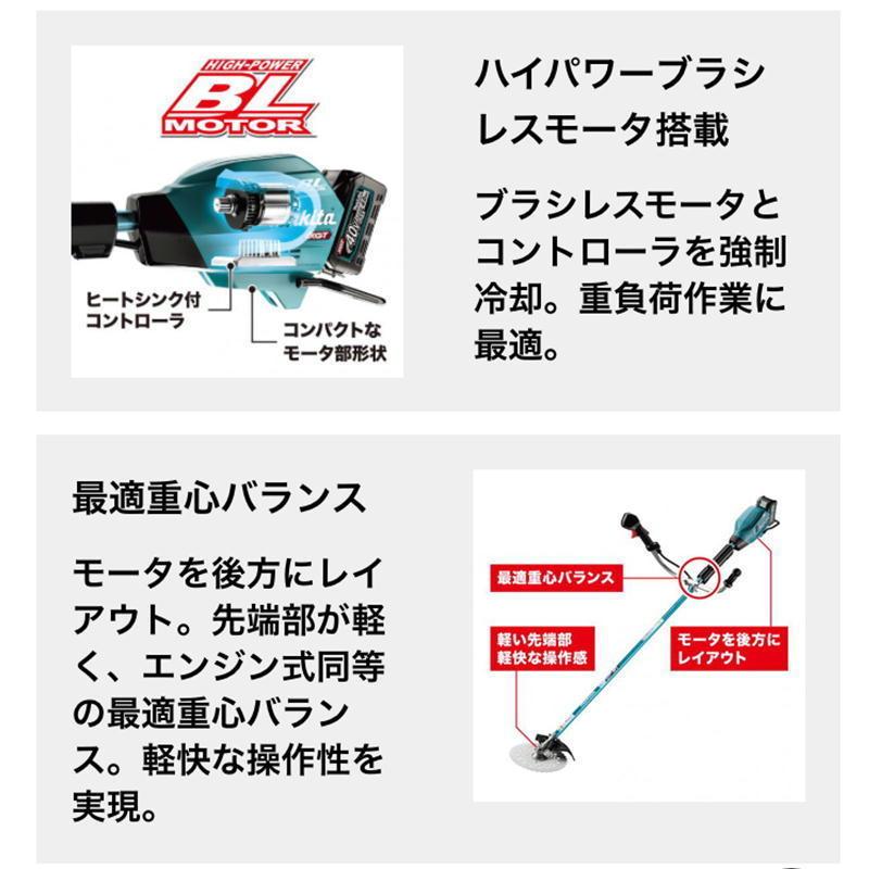 マキタ（makita） MUR005GZ(Uハンドル) 充電式草刈機 40Vmax (※本体