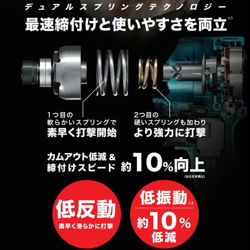 マキタ TD002GRDXB(黒) 充電式インパクトドライバ 40Vmax(2.5Ah×2) セット品 コードレス ◆｜shimadougu｜04