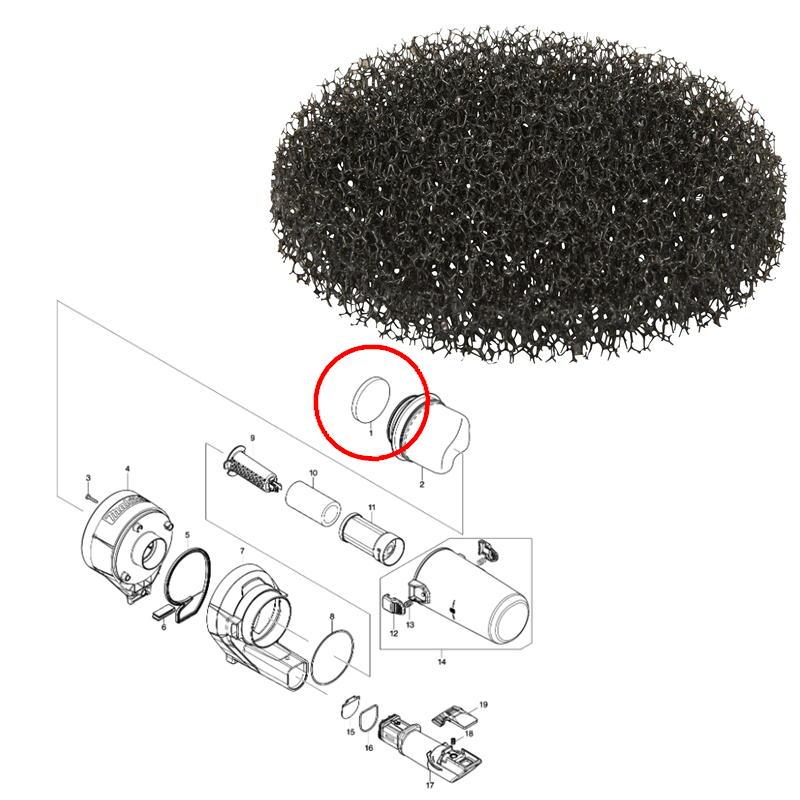マキタ（makita） 422909-0 スポンジシート62 (サイクロン