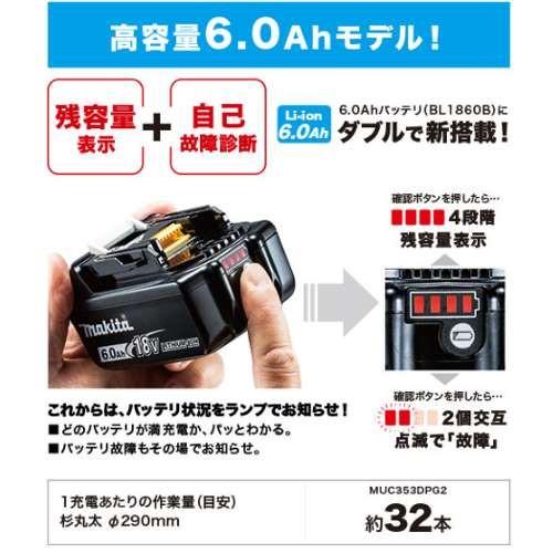マキタ（makita） 350mm充電式チェーンソー(扱いやすい91PX-52E