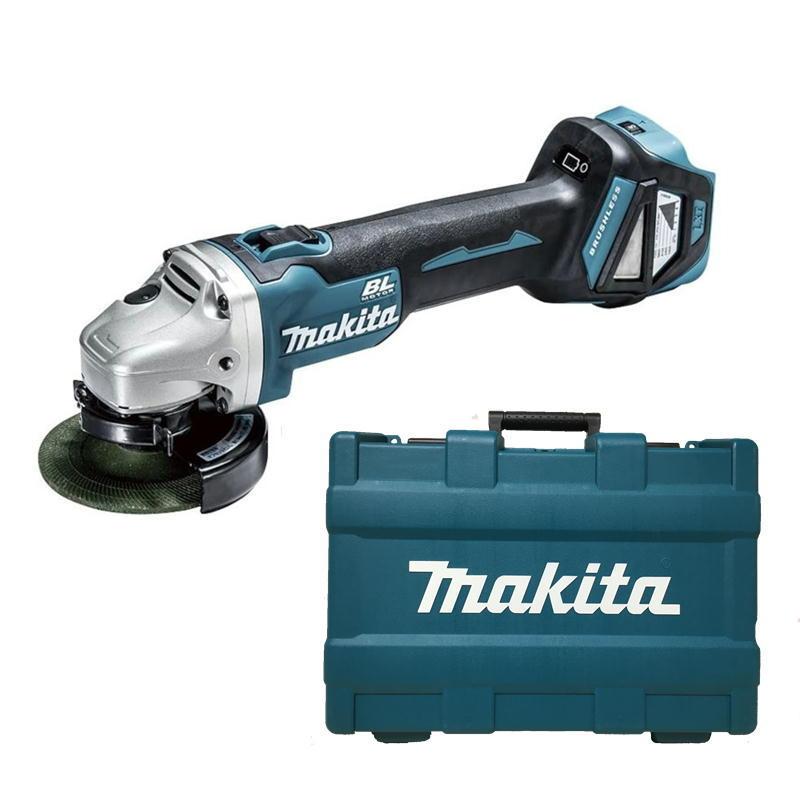 マキタ GA412DZ 100mm充電式ディスクグラインダ(スライドスイッチタイプ) 18V【GA412D本体+ケース】(※バッテリ・充電器別売) コードレス ◇ :0088381855075-1:島道具店 通販 充電式グラインダー100mm 18V マキタ互換 サンダー 充電式 ディスク