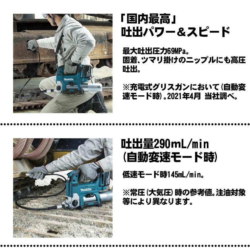 マキタ（makita） GP180DRG 充電式グリスガン 18V セット品(本体