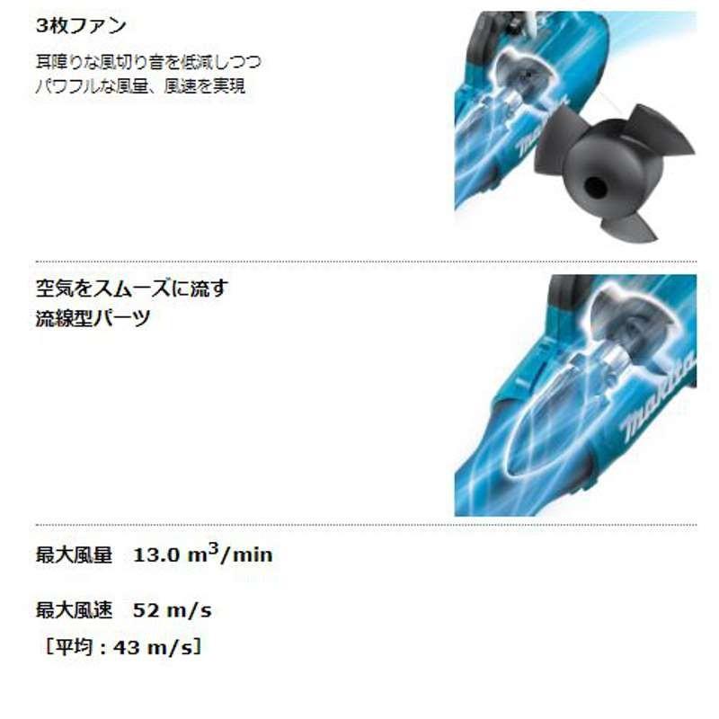 マキタ MUB184DRGX 充電式ブロワ 18V(6.0Ah) セット品 (本体・バッテリ