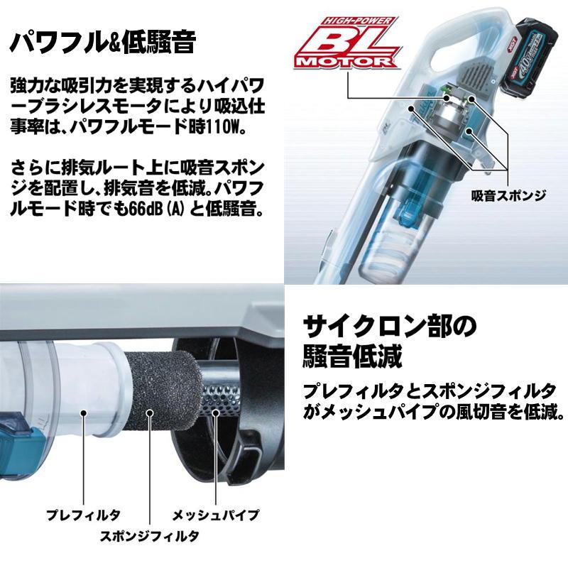 マキタ マキタ(makita) CL004GZW 充電式クリーナー 40Vmax マキタ マキタ(makita) CL004GZW 充電式クリーナー 40Vmax
