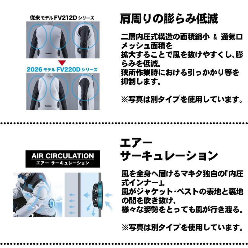 マキタ（makita） FV220DZLO 充電式ファンベスト(Lサイズ) オリーブ