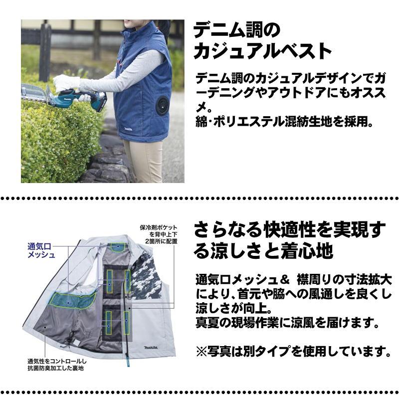 新品))マキタFV222DZLL充電式ファンベストLL紺 ALLセット マキタ（makita） FV222DZLL 充電式ファンベスト(LLサイズ) 紺 ※服のみ