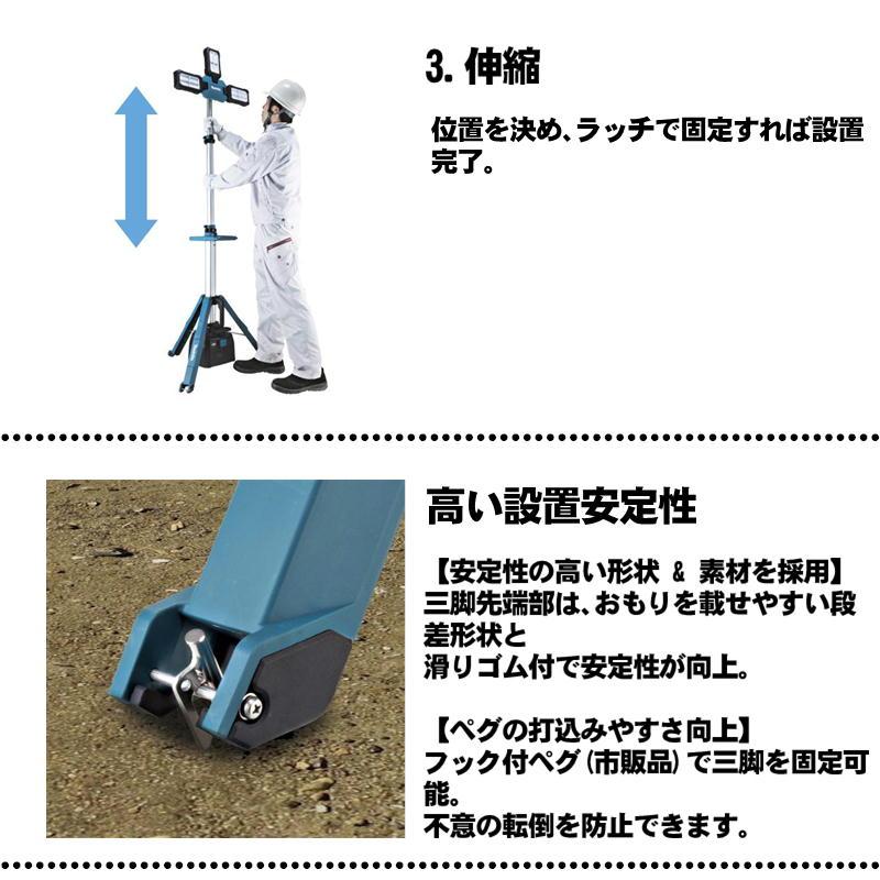 マキタ（makita） ML014G 充電式タワーライト 18V / 40Vmax対応 本体