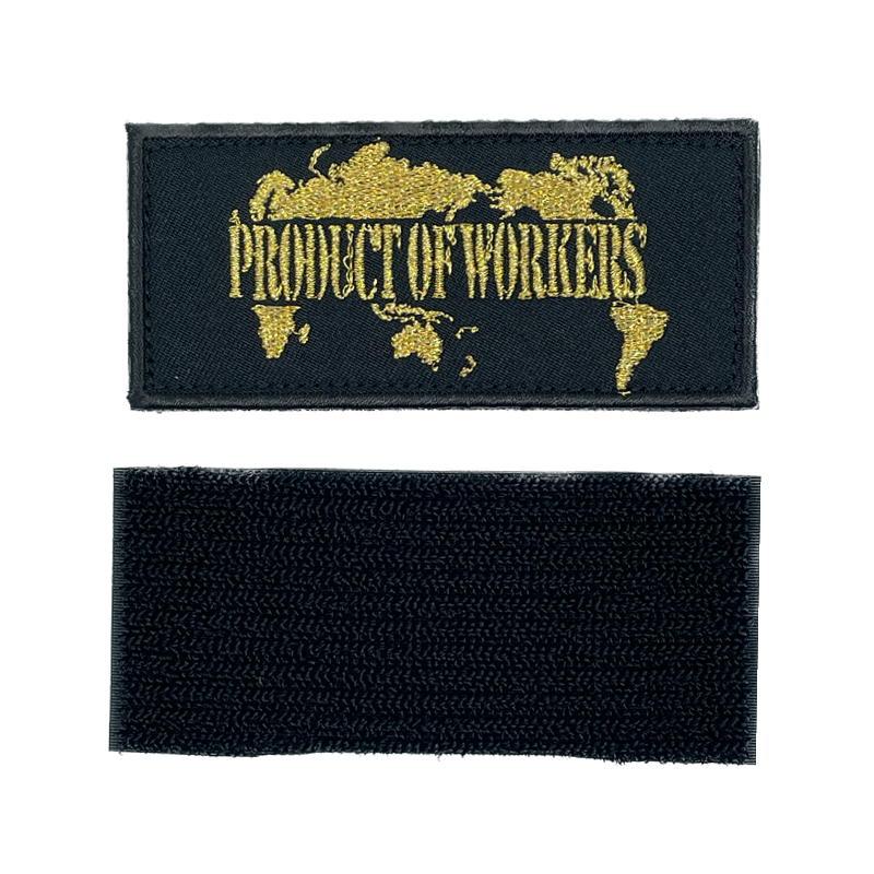 KNICKS(ニックス) W-PBG プロダクトワッペン黒 金 黒地・金文字