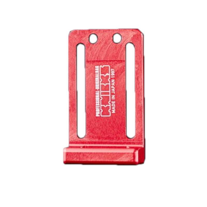 KNICKS(ニックス) ALU-I-R レッド(赤) フック金具付電動工具用プレート