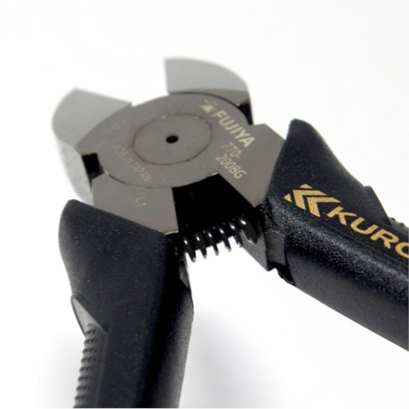 フジ矢 KUROKIN 770-200BG 電工名人強力ニッパ 200mm 黒金(クロキン