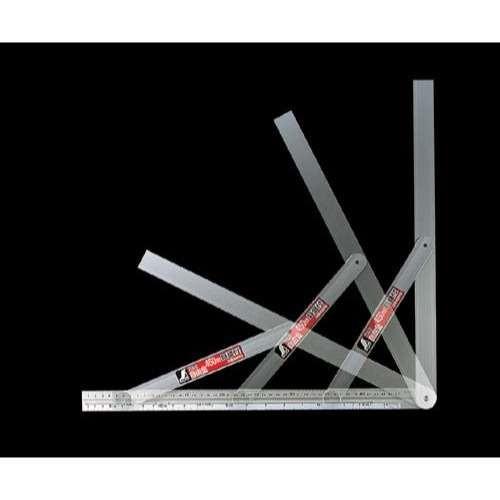 シンワ シンワ測定 アルミ自由金 筋交付・目盛付 62570 450mm : 島道具