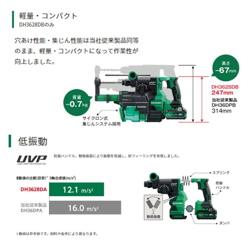 HiKOKI ハイコーキ(旧:日立工機) DH3628DA(2XPZ) コードレス HiKOKI ハイコーキ(旧:日立工機) DH3628DA(2XPZ) コードレス
