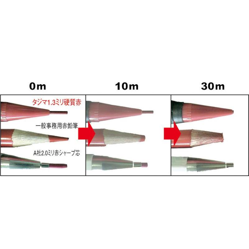 TJMデザイン タジマ SS13S-RED すみつけシャープ替芯 1.3mm 硬質赤 (6本入) ◇｜shimadougu｜03