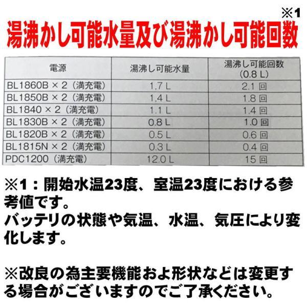 マキタ KT360DZ(青) 充電式ケトル 36V(18V×2本使用) 本体+急速 マキタ KT360DZ(青) 充電式ケトル 36V(18V×2本使用) 本体+急速