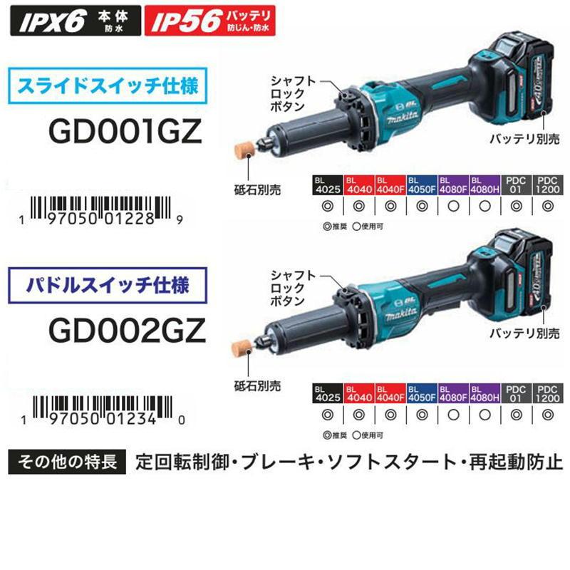 マキタ（makita） GD002GZ ハンドグラインダ 40Vmax (本体＋BL4025×1個