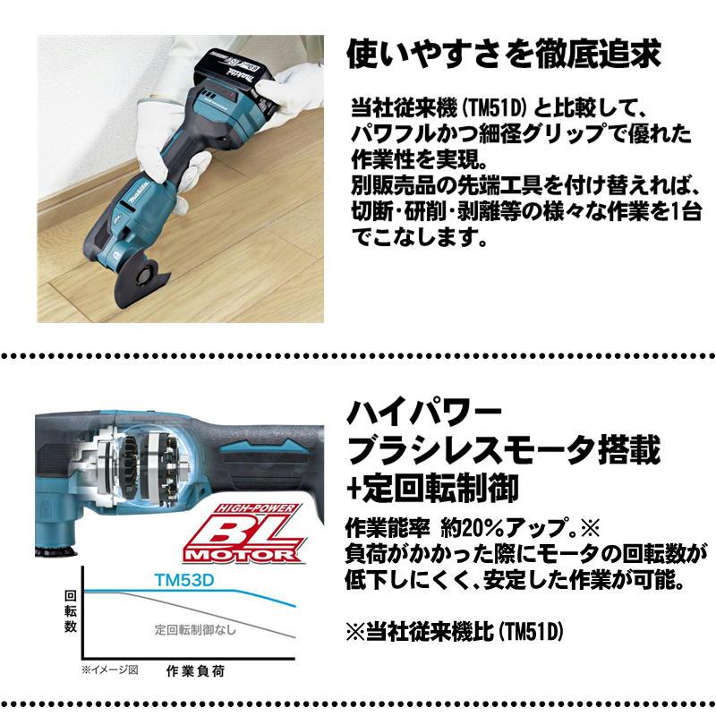 マキタ（makita） TM53DZ 充電式マルチツール セット品(本体・BL1860B