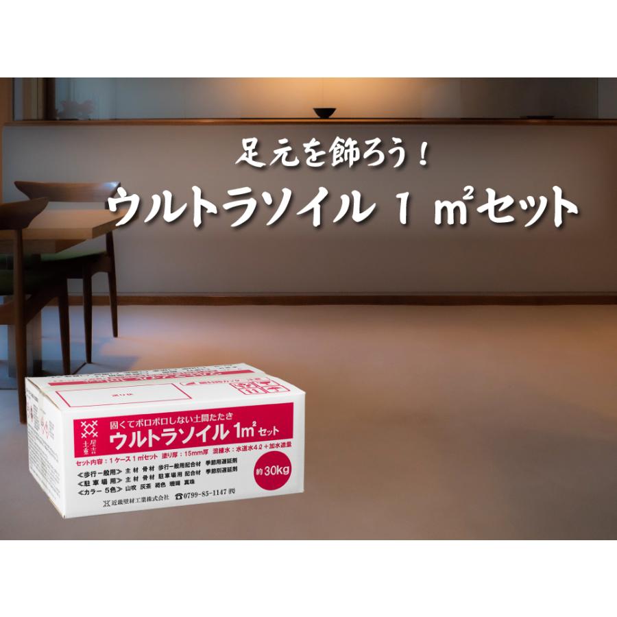 お気にいる 薄くて硬い土間たたき ウルトラソイル１m2セット 人気満点 Www Mktrading In