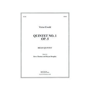 楽譜 輸入 金管アンサンブル 金管五重奏曲 第1番 Op．5（Brass Quintet