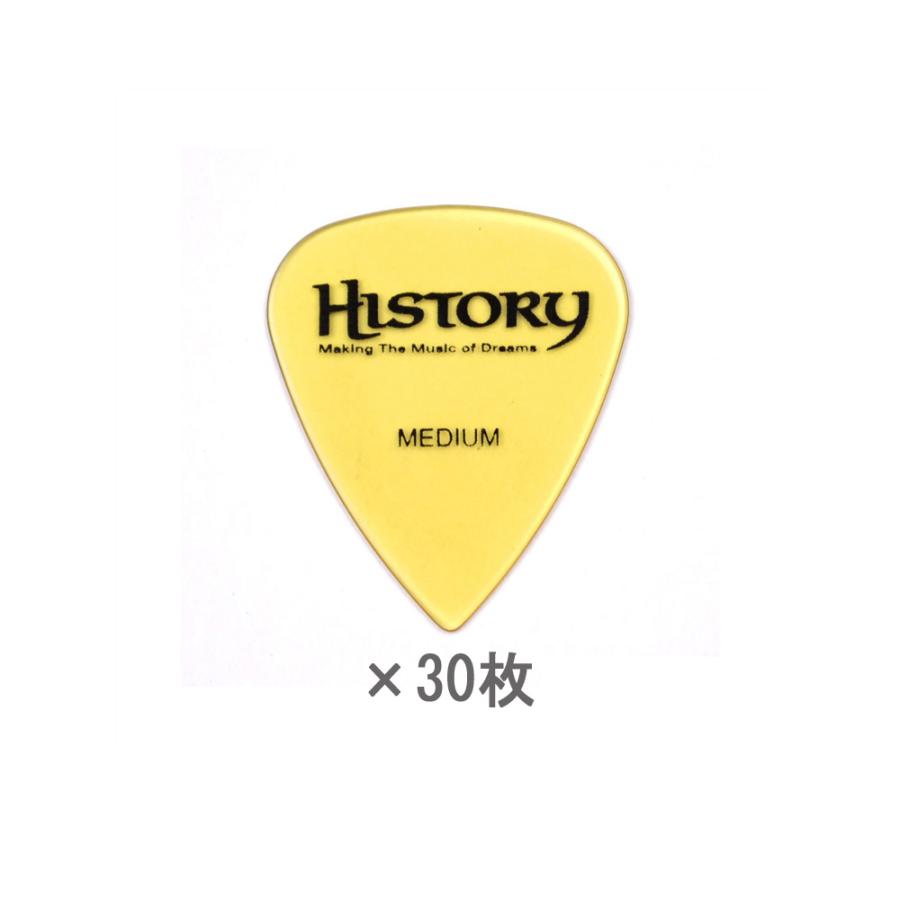 HISTORY（ヒストリー） HP2M MIDIUM ピック 30枚セット ティアドロップ