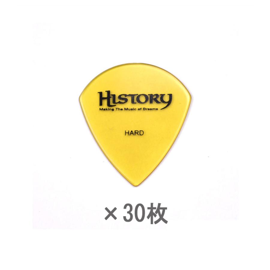 HISTORY ヒストリー HP3H HARD ピック 30枚セット JAZZ型 : 島村楽器