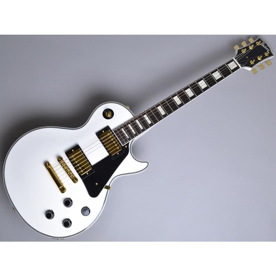Burny バーニー SRLC55 White レスポールカスタムタイプ エレキギター