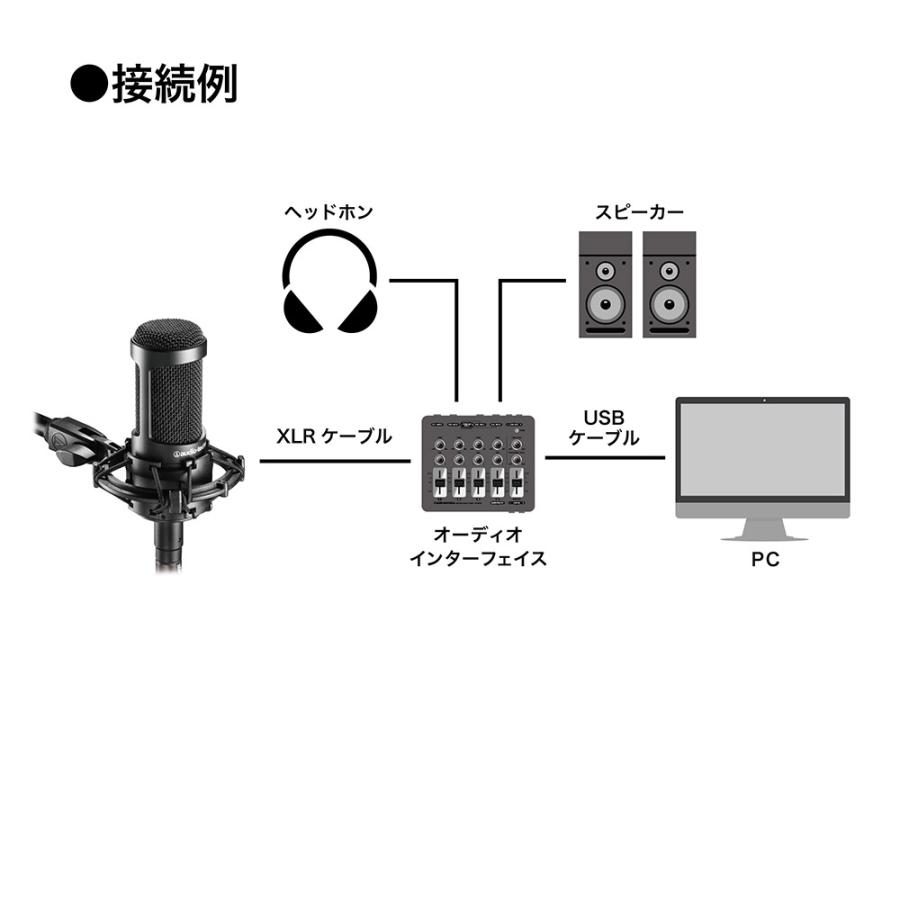 オーディオテクニカ audio-technica AT2035 コンデンサーマイク : 島村