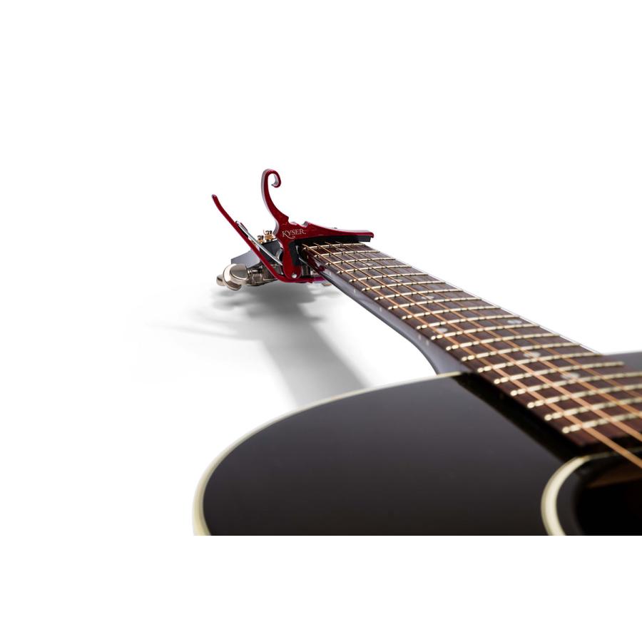 KYSER カイザー KG6RA Red カポタスト アコースティックギター用
