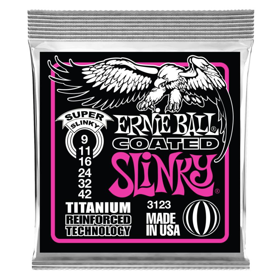 ERNiE BALL アーニーボール 3123 チタニウム コーティング弦 09-42