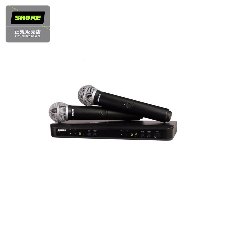 SHURE（シュア） BLX288/PG58 ワイヤレスマイク2本セット マイク:PG58